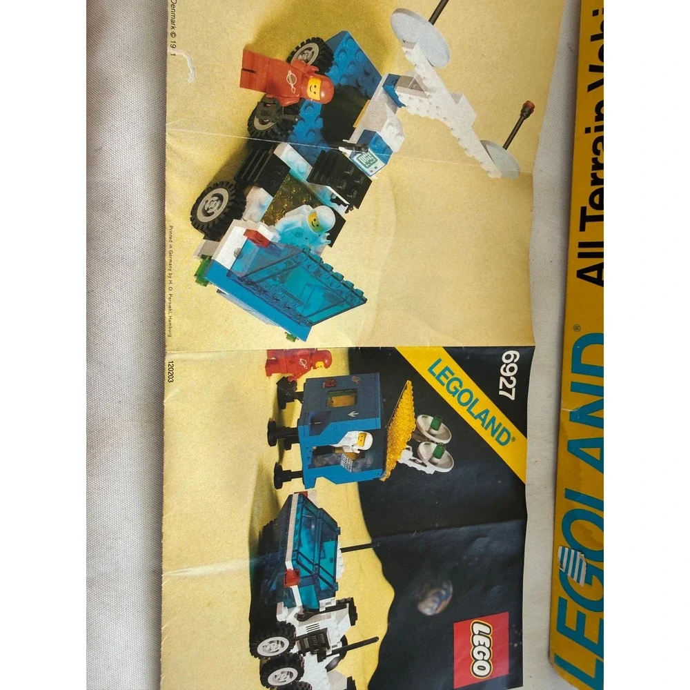 Vintage LEGO Space 6927 All Terrain Vehicle Legoland 1981 Box &‎ Instructions